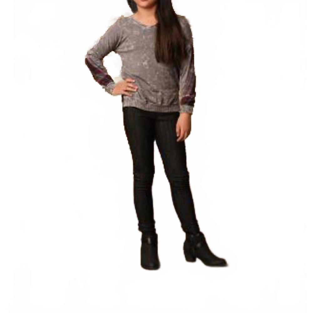 NEW RAGDOLL AND ROCKETS fleece lined leggings in black